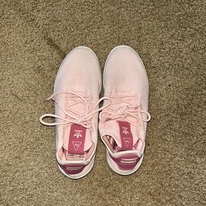 Pharrell Williams adidas sneakers. Pink in color. Women’s 6.5